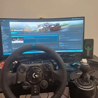 logitech g293 trueforce + pedali  + cambio marcie