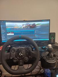 logitech g293 trueforce + pedali  + cambio marcie