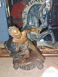 scultura ceramica g.tripi cavallo