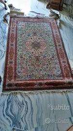 Tappeto persiano autentico in lana e cotone