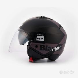 casco jet blauer HT *NUOVO*  12CBKH010103-HS0015