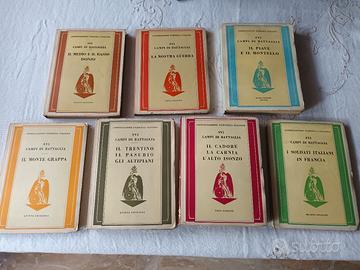 Lotto 7 volumi "SVI Campi di Battaglia" CTI 