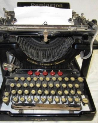 Remington antica macchina da scrivere