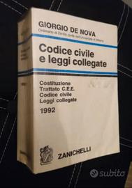 Codice Civile Giorgio De Nova Zanichelli 1992