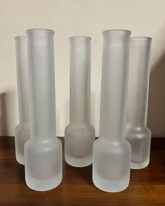 Set 5 bicchierini alti da limoncello in vetro