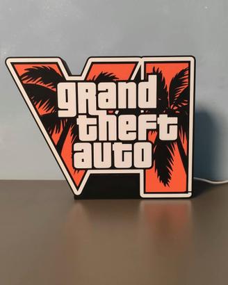 LAMPADA GTA 6 VICE CITY SUNSET-LIGHTBOX GAMING PS6
