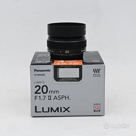 Panasonic LUMIX G 20mm F1.7 II ASPH Black Fowa