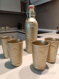 Set bicchieri + bottiglia Bormioli