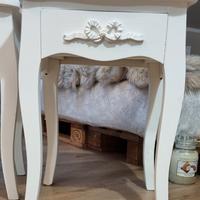 Coppia comodini stile shabby/provenzale 