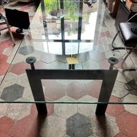 Tavolo in vetro Le Corbusier per Alivar art. 209