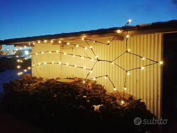 Decorazione giardino - Stella Natale artigianale