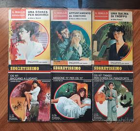 6 ALBI VINTAGE SEGRETISSIMO E GIALLO MONDADORI