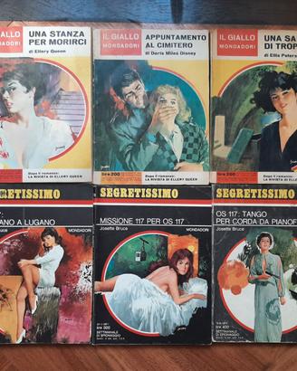 6 ALBI VINTAGE SEGRETISSIMO E GIALLO MONDADORI