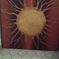 Quadro stilizzato con sole