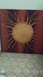 Quadro stilizzato con sole