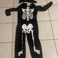 Costume scheletro tg 7/9 anni