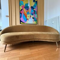 Divano MAISON DU MONDE | velluto color senape