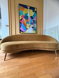 Divano MAISON DU MONDE | velluto color senape