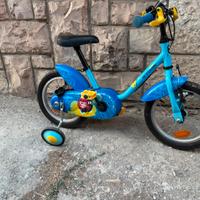 Bici bambino 16” Decathlon BTwin celeste – usata
