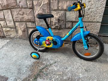 Bici bambino 16” Decathlon BTwin celeste – usata