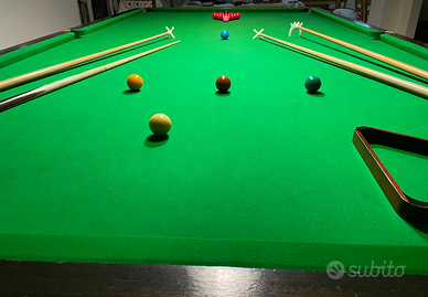 Tavolo da biliardo Snooker Riley professionale