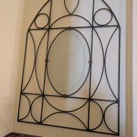pannello decorativo in ferro e vetro
