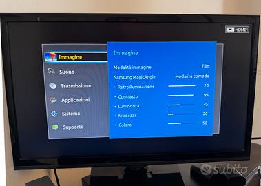 Samsung TV Monitor 24"completo di Telecomando
