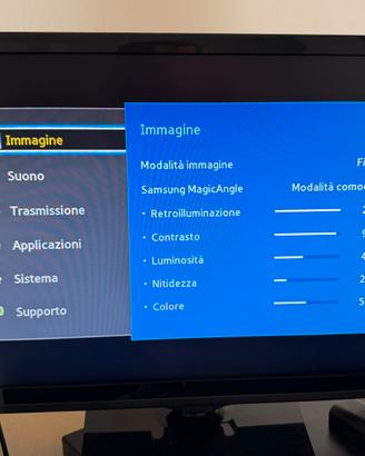 Samsung TV Monitor 24"completo di Telecomando