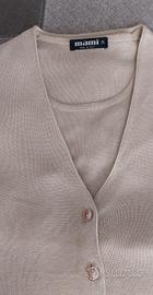 Cardigan e maglia maniche corte