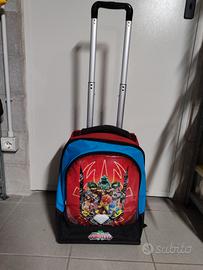 Cartella zaino trolley Gormiti