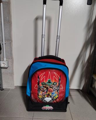 Cartella zaino trolley Gormiti