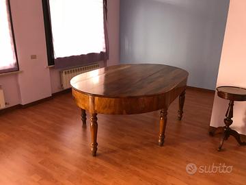 Tavolo noce Luigi Filippo pranzo biblioteca