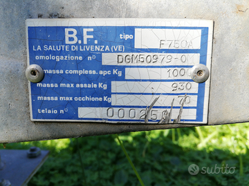 Carrello barca NON OMOLOGATO