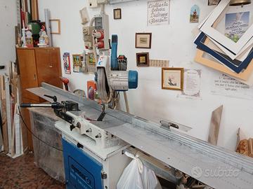 Troncatrice professionale per aste con aspirazione