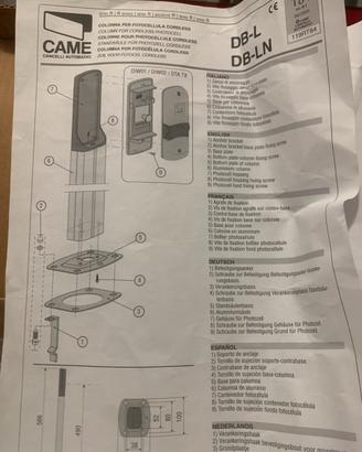 Colonna per fotocellule cordless Came