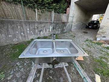 Lavello  Smeg 2 vasche Acciao