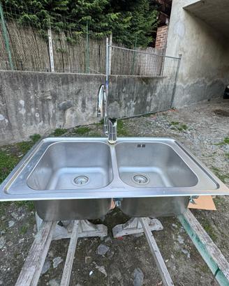 Lavello  Smeg 2 vasche Acciao