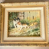 Quadro gattini e pulcini Eduardo Cerrone