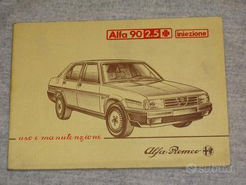 libretto uso e manutenzione alfa 90 2.5 iniezione