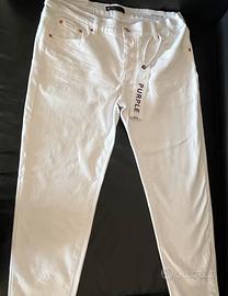 Jeans Purple Brand slim fit bianchi nuovi