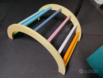 Ponte in legno con pioli - palestrina