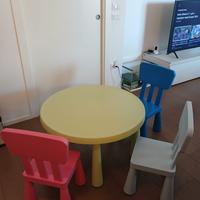 Tavolo e sedie per bambini