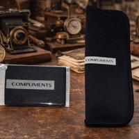 🖤 Custodia nera “Compliments” con Panno Nuova 🖤