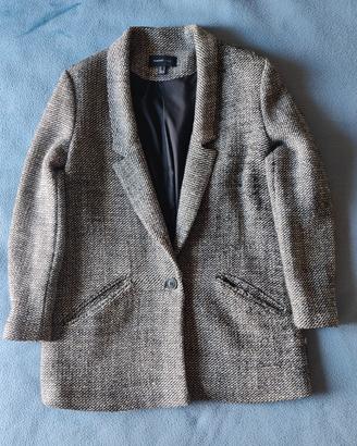 Blazer Mango tweed donna tg L 
