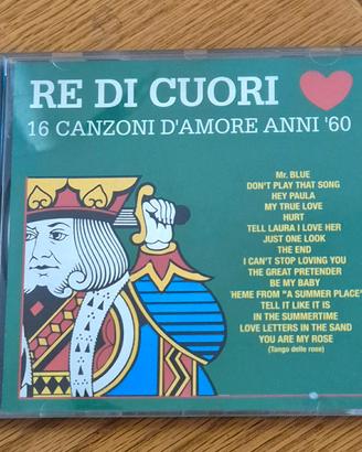 CD "Re di Cuori" 16 canzoni d'amore anni 60