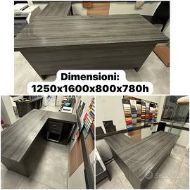 SCRIVANIA MODERNA ANGOLARE