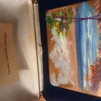 olio su rame massiccio  9x7 Teresa Carreno Sayegh