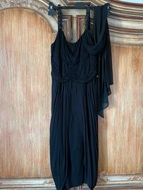 Vestito longuette nero