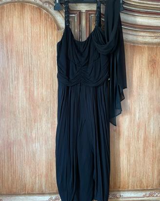 Vestito longuette nero