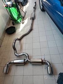 scarico completo maggiorato 500 595 695 abarth